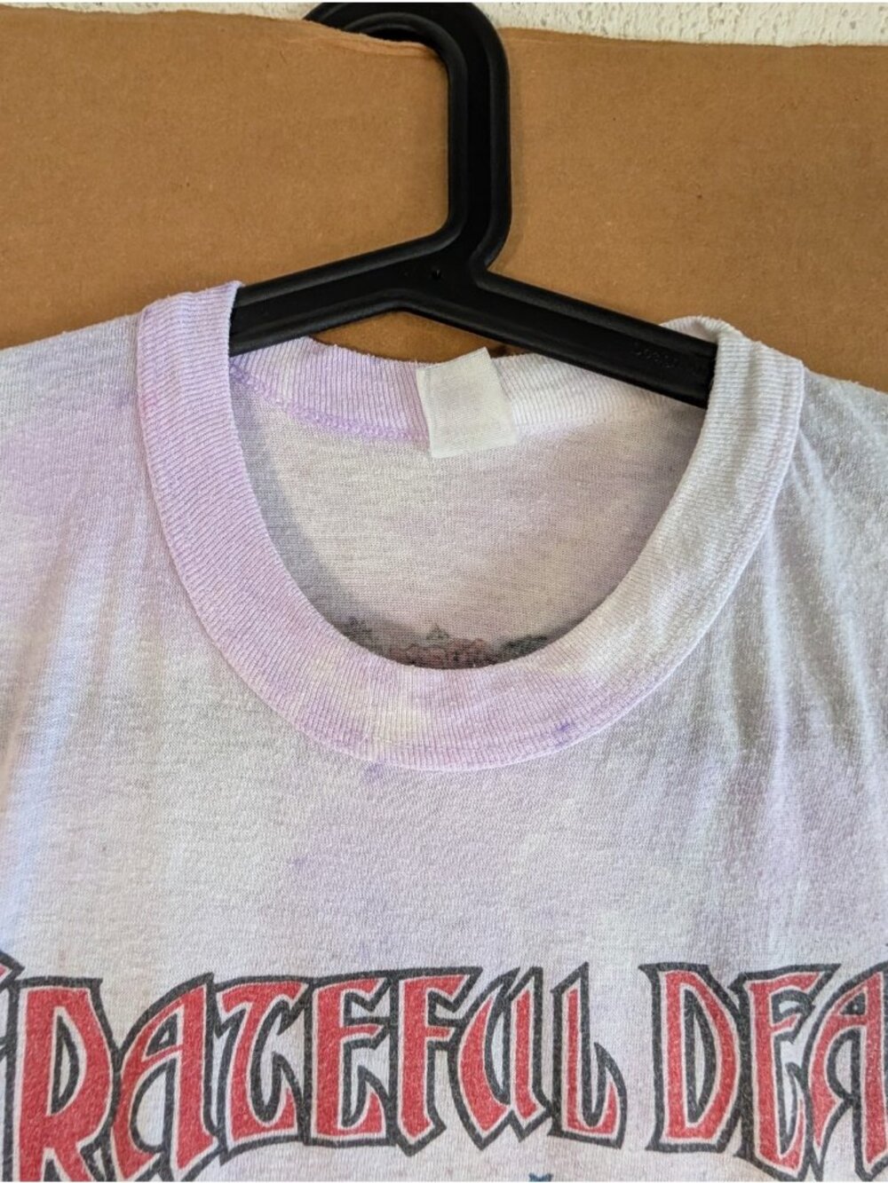 RARE Vintage Grateful Dead 1986 LIBERTY Tour T-Shirt BOB DYLAN TOM PETTY JERRY M - Picture 4 of 16